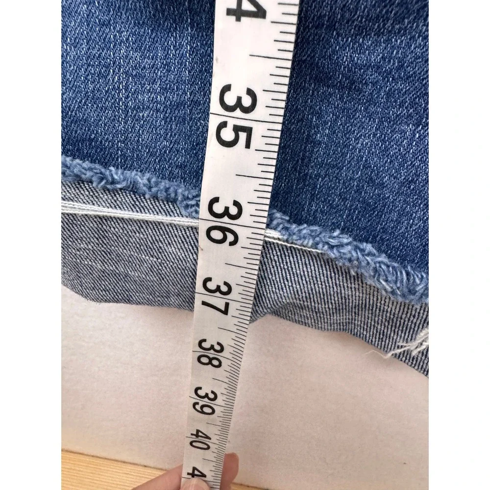 Judy Blue Skinny Fit Distressed Cuffed Crop Jeans Plus Size 20W Stretch